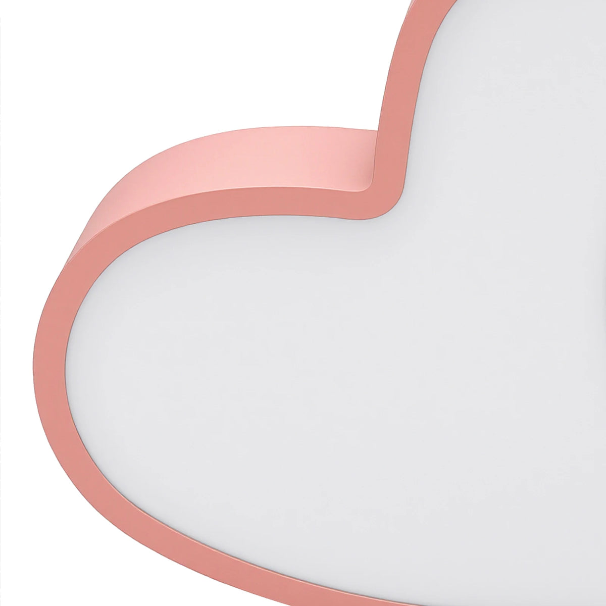 LED Ceiling Light Heart Shaped Flush Mount Lamp Acrylic Ceiling Lamp Dimmable Chandelier W/Remote 220V/110V for Children's Room